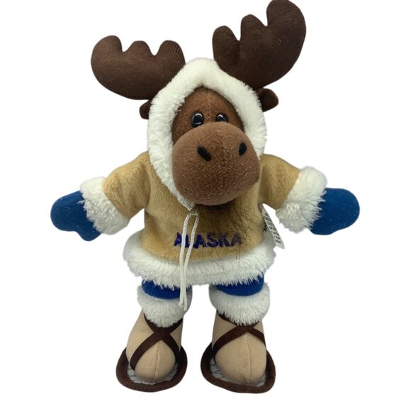 Alaska Moose Plush Toy Arctic Circle Enterprises LLC 10” Stuffed Animal - Picture 1 of 5